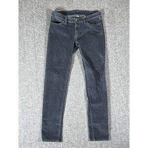 Patagonia  Corduroy‎ Pants Black Charcoal Gray Organic Cotton Womens Size 30x30